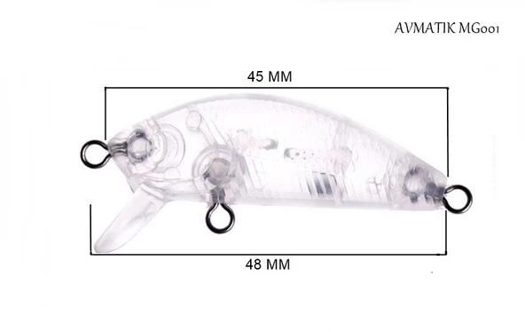 Avmatik B-MG001 LRF Boyasız 5 Cm Suni Yem