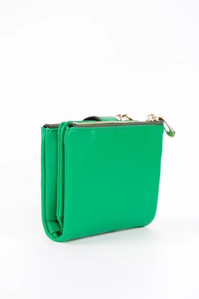 Monalisa Home Yeşil  Kartlıklı Suni Deri  CÜZDAN - Resim 2