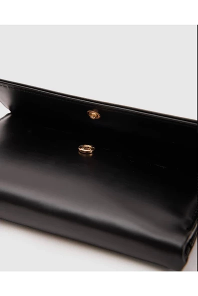 Monalisa Home Siyah Kartlıklı Suni Deri  CÜZDAN - Resim 2