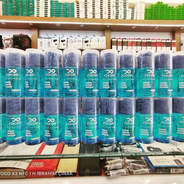 Fixcon Ekran Dezenfekte Spreyi Bez Hediyeli Ekran Temizleme Spreyi 200 ML - 4