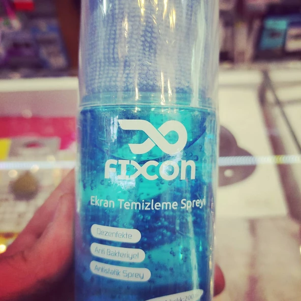 Fixcon Ekran Dezenfekte Spreyi Bez Hediyeli Ekran Temizleme Spreyi 200 ML - 3