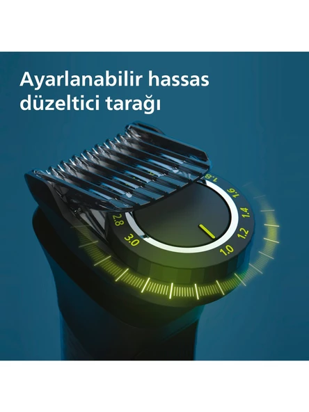 Philips MG5940/15 12'si 1 Arada Erkek Bakım Seti - Yüz/saç/vücut (Islak/kuru Kullanım) - 4