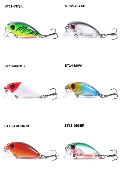 Avmatik MG002 Tatlı su Kasna Perch Crankbait Suni Yem