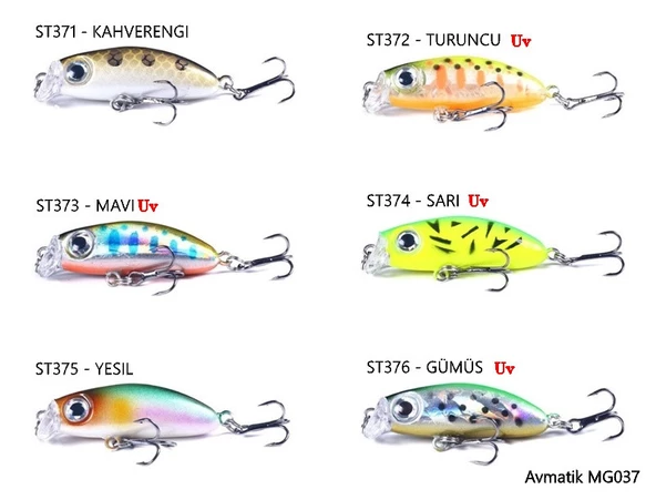 Avmatik MG037 LRF Minnow Crank Suni Yem