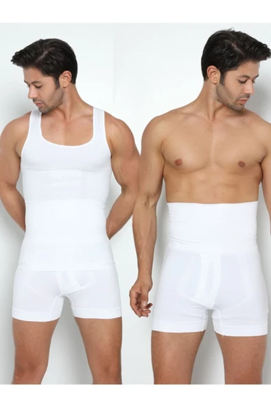 Erkek  2'li Set Korse Atlet Ve Boxer Korse  Korse  2li Set