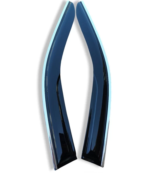 Peugeut Partner Düz Kromlu Cam Rüzgarlığı Eski Kasa 2li - Resim 3