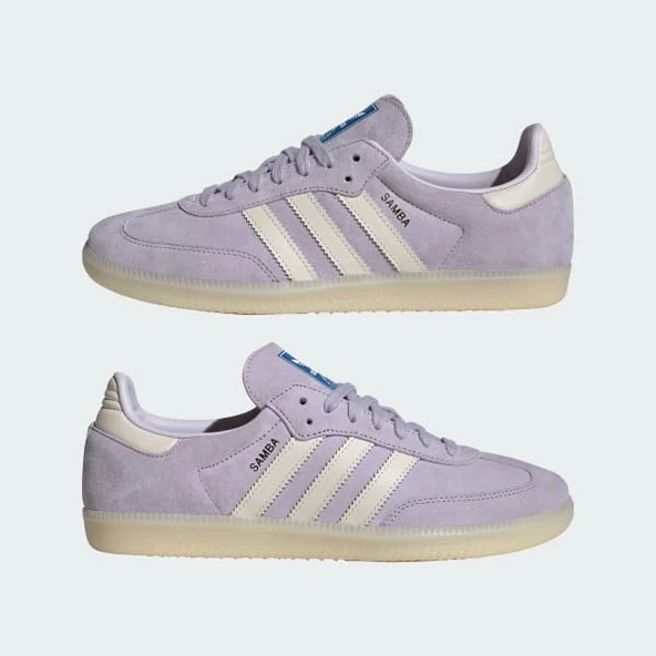 ADIDAS SAMBA OG SILVER DAWN CHALK - 3