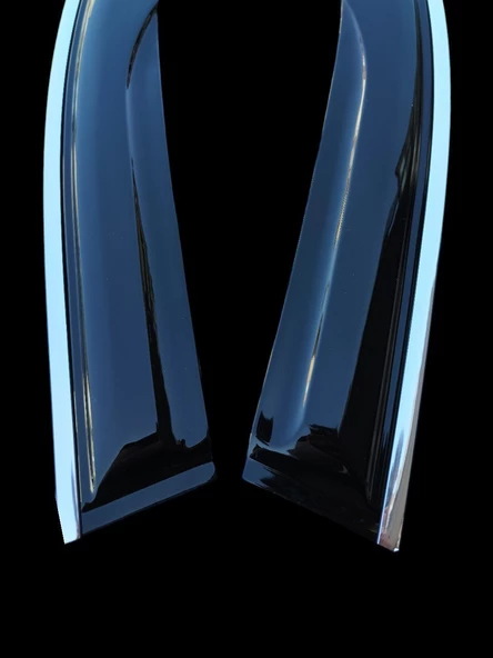 Opel Combo Düz Kromlu Cam Rüzgarlığı 2002-2011 Arası 2li - Resim 6