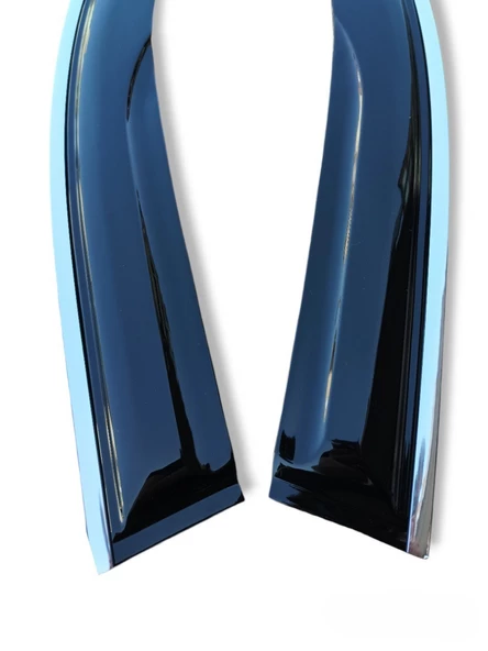 Citroen Berlingo Düz Kromlu Cam Rüzgarlığı 2009-2018 Arası 2li - 7