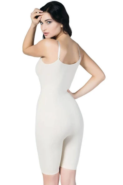 Dikişsiz Kadın Tam Boy Korse Dikişsiz Hayalet Korse Ten 5010 - 2