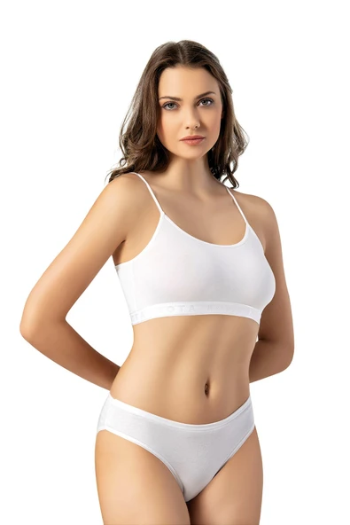 Kadın Pedli İp Askılı Sporcu Büstüyer - 2