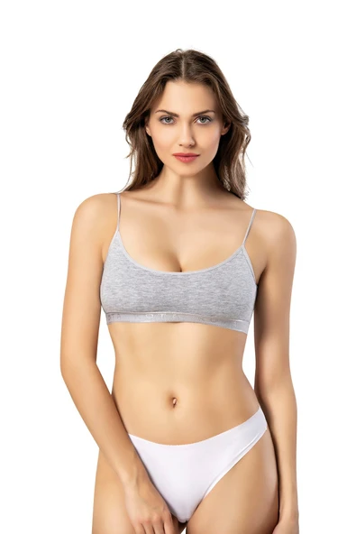 Kadın Pedli İp Askılı Sporcu Büstüyer - 8