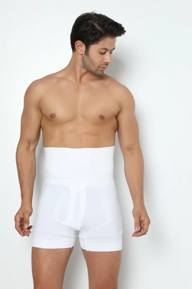 2'li Set Erkek Korse Atlet Ve Boxer Korse | Inceltici Erkek Korse Seti - 9