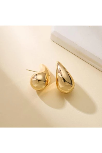 Bottega Gözyaşı Damlası  Kadın Küpe - Resim 2