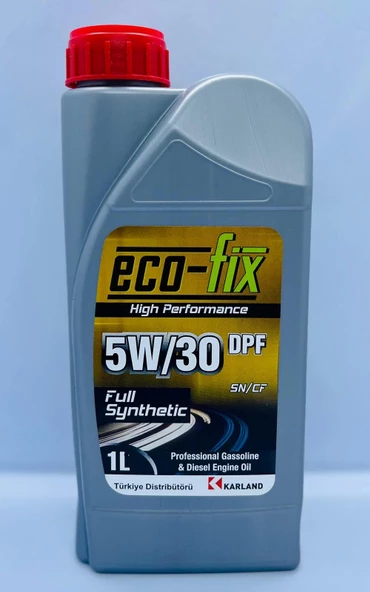 ECO-FIX MOTOR YAĞI 5W30 DPF'li TAM SENTETİK SN/CF (PARTİKÜLLÜ) 1LT