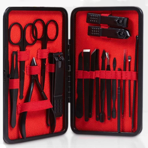 Petinka Manikür Pedikür 18 Parça Çanta Tipi Tırnak Bakım Seti - 2