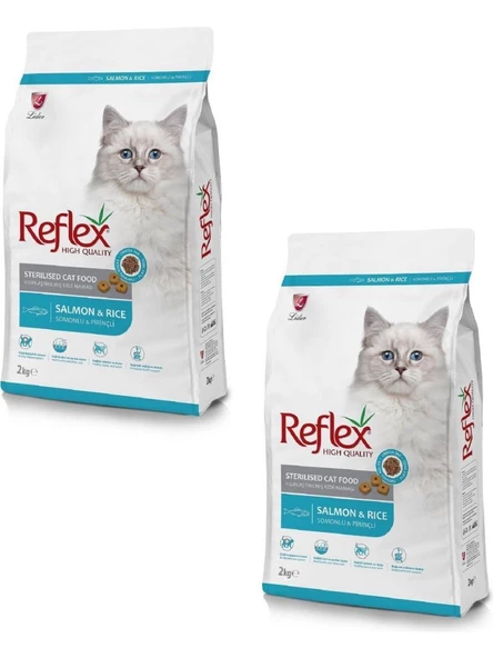 Reflex Sterilised Kısırlaştırılmış Balıklı Yetişkin Kedi Maması 2 Kg*2 Adet