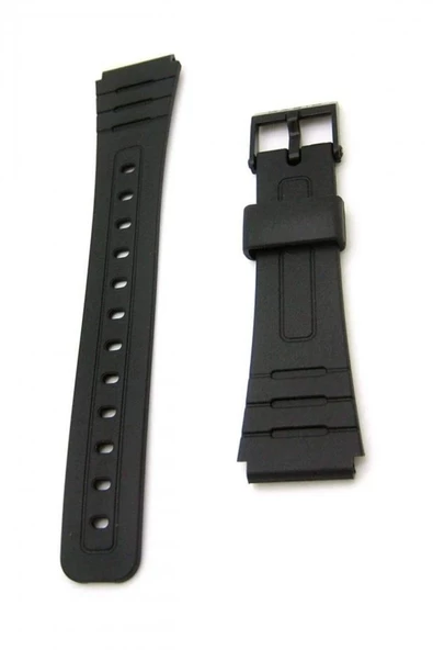 Casio F-91W F-105W Plastik Toka Erkek Saat Kordonu - 2