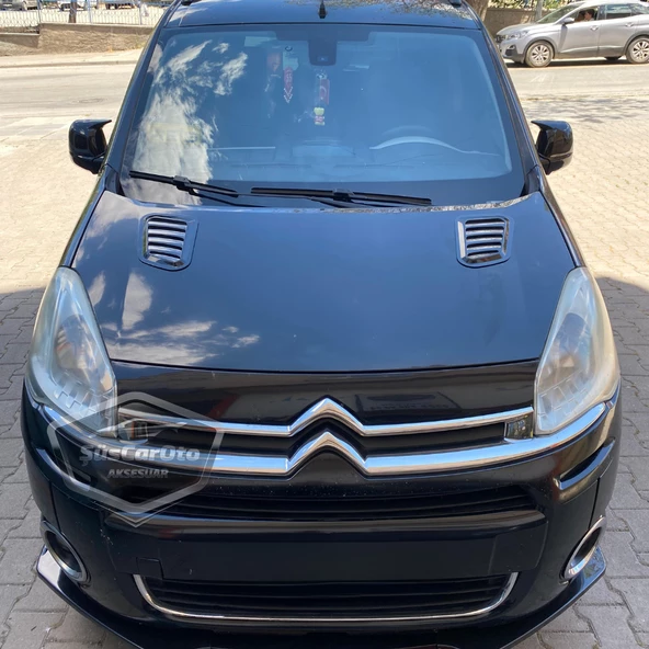 Citroen Berlingo Mk2 2012-2019 Uyumlu Batman Yarasa Ayna Kapağı Piano Black ABS Plastik Sağ Sol Takım - 5