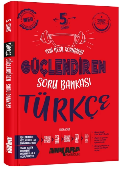 Ankara 2025 5. Sınıf Türkçe Güçlendiren Soru Bankası Güncel Müfredat
