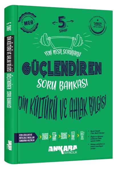Ankara 2025 5. Sınıf Din Kültürü Güçlendiren Soru Bankası Güncel Müfredat