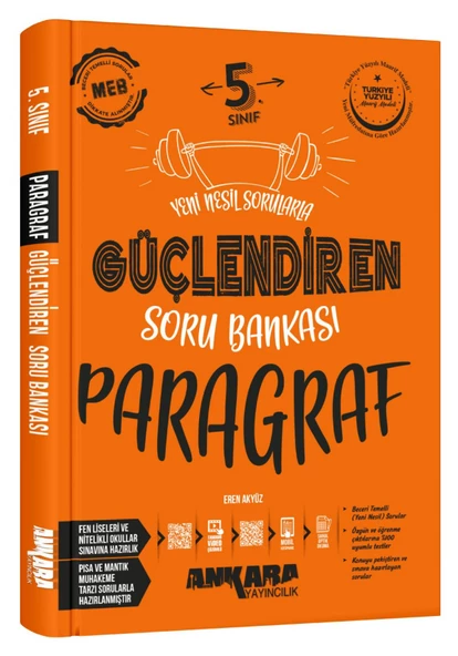 Ankara 2025 5. Sınıf Paragraf Güçlendiren Soru Bankası Güncel Müfredat