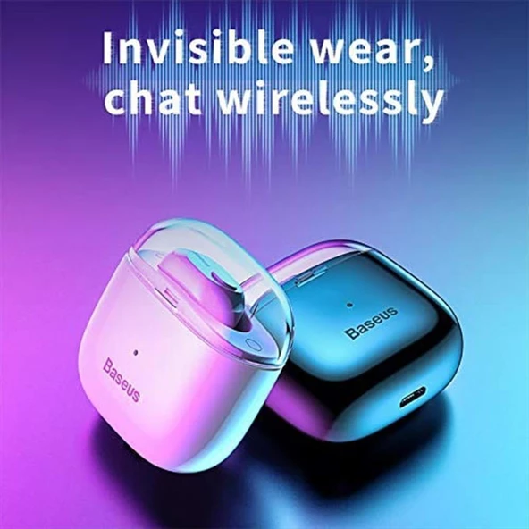 Baseus Encok A03 True Wireless, Mini & Portatif, Kablosuz Bluetooth Kulakiçi Kulaklık, beyaz, Bluetooth 5.0 Teşhir - 3