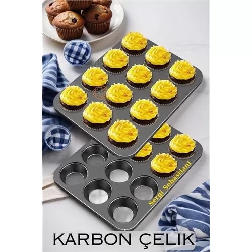 ModaCar 12 li Muffin Kalıbı S.Sebastiani Design