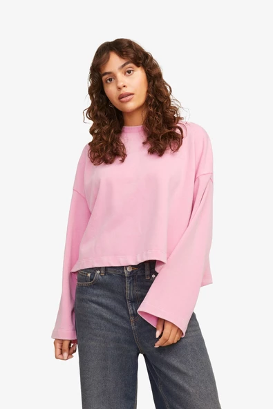 JJXX Jxelizabeth Loose Kadın Pembe Sweatshirt 12263614-Moonlite Mauve