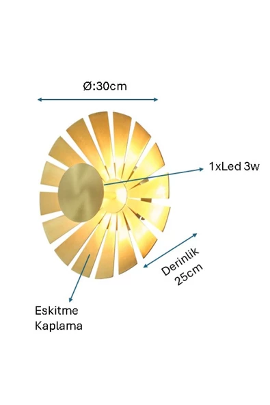 Pulchino Eskitme Kaplama Aplik PLC-1208-AP-E - 2