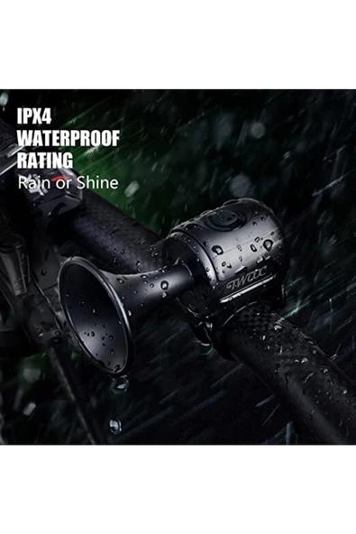 Elektronik Pilli Bisiklet Kornası Eh-2 120db Elektrikli Su Geçirmez - Resim 5