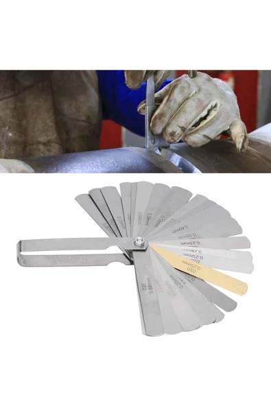 Sentil Çakısı Motosiklet Ve Otomobillere Subap Ayarı 0.04-0.88mm Paslanmaz Çelik 32 Bıçaklı - 2