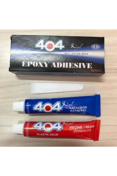 404 Plastik Çelik Yapıştırıcı 41gr No:2 *çift Karışımlı Şeffaf - 2