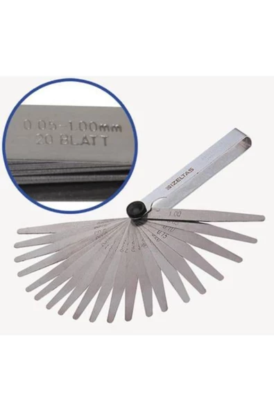 Sentil Filler Çakısı 0,05-1 Mm Sentil Takımı 20 Parça 0590150020 - 3
