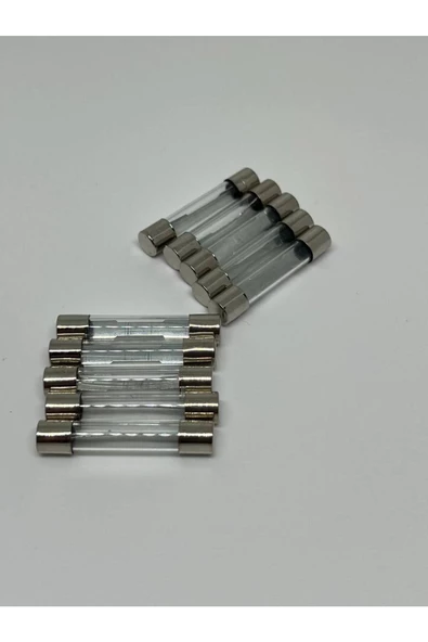 10 Adet 30 Amper 30mm Büyük Boy Cam Sigorta 30A