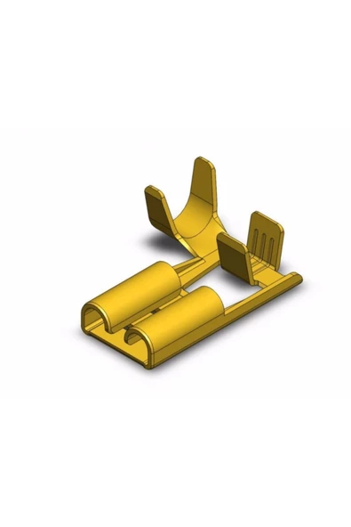 Eğri Tırnaksız 6,3 Mm Dişi Fiş-terminal-kablo Ucu Sf1d 100 Adet