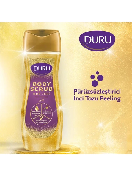 Duru Duş Jeli 450 Ml Body Scrub Gold - 2