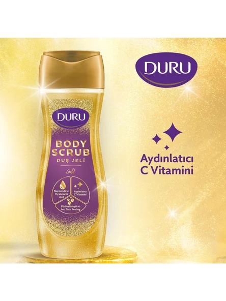 Duru Duş Jeli 450 Ml Body Scrub Gold - 3