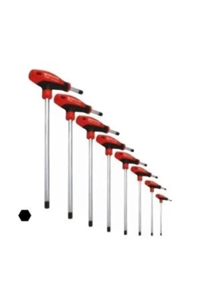 İzeltaş 4920 00 8108 T Tipi Allen Anahtar Takımı 8 Parça - 2