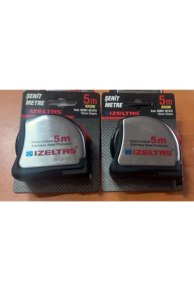 Krom Şerit Metre 5 Mt