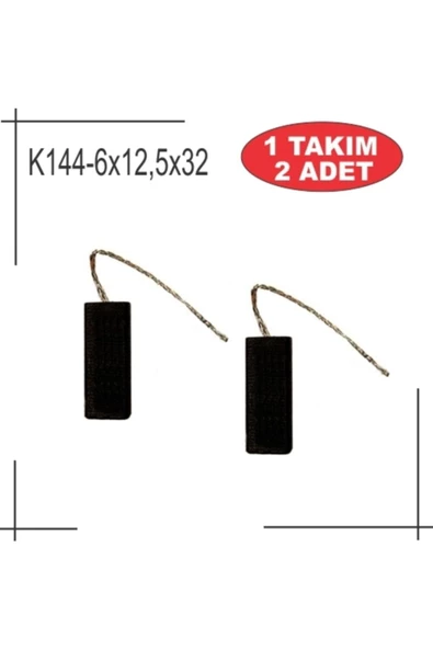 6x12,5x32 Kömür - Karbon Fırça