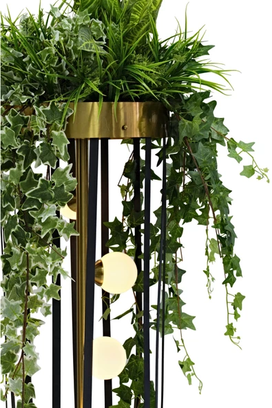 Eskitme/siyah Boyalı/kaplamalı Lambader PLC-1209-L-BSY - 3