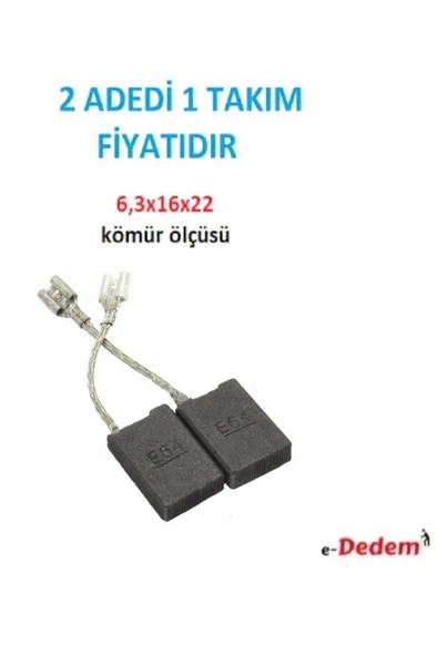 Gco 2000 Sigortalı Matkap Kömürü 6,3x16x22