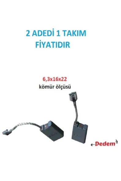 Bosch Tipi Gws 23-230 Sigortalı Taşlama Kömürü 6,3x16x22