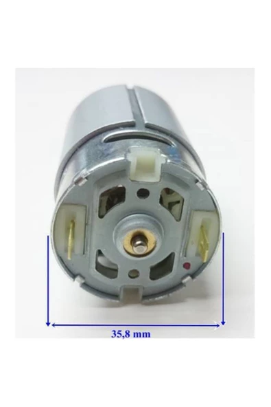 12 Volt Şarjlı Matkap Motoru Dc Motor - 3