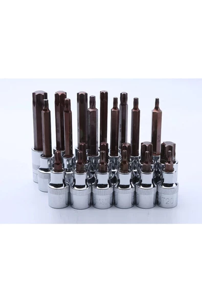1/2 Lokmalı Star Torx Uç T40 Kısa Boy 60 mm - 2