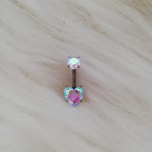 Kalp Göbek Piercing N4