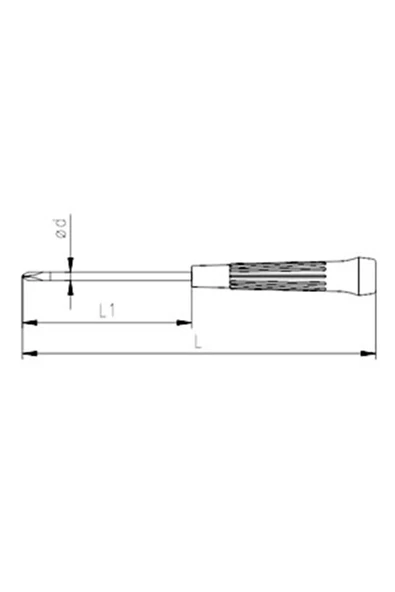 4x80 Elektronikçi Yıldız Uçlu Klemens Tornavida - 2