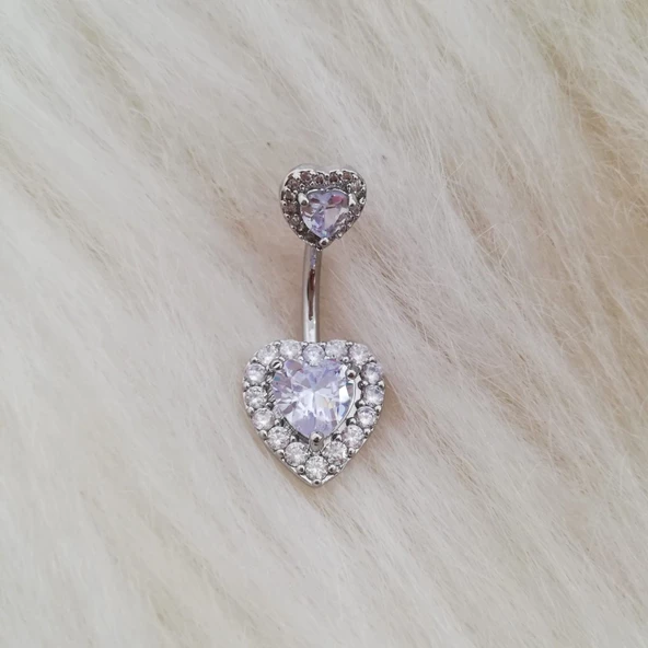 Kalp Göbek Piercing N3