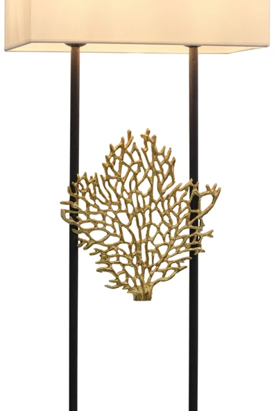 Siyah/Sarı yaldız Boyalı Lambader PLC-1213-L-BSY - 3